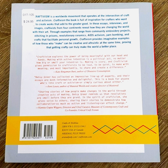 📚3/$20📚Craftivsm The Art of Craft & Activism - Picture 2 of 5